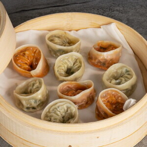 고기랑 김치랑 손만두